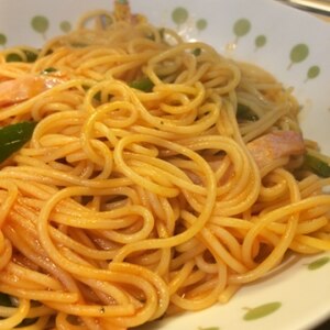 調味料はケチャップだけのナポリタン★夫のレシピ